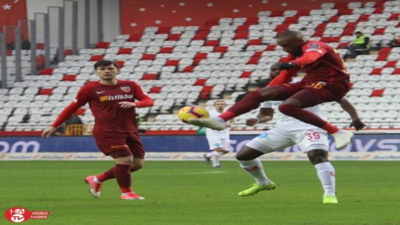 Antalyaspor ile Kayserispor 23. randevuda