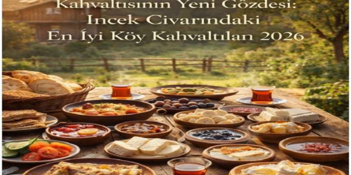Ankara'da Hafta Sonu Kahvaltısının Yeni Gözdesi: İncek Civarındaki En İyi Köy Kahvaltıları 2026