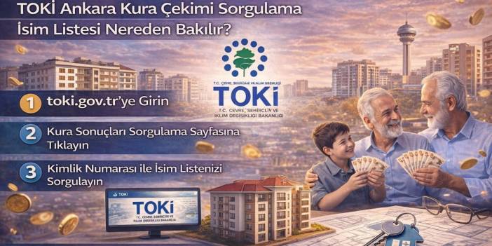 Ankara TOKİ Kura Tarihleri Belli Oldu! TOKİ Ankara Kura Çekimi Sorgulama İsim Listesi Nereden Bakılır?