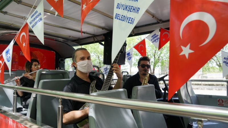 Ankara'da Çankaya 19 Mayıs Coşkusunu Yaşadı