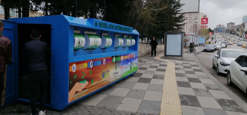 Çankaya Belediyesi 9 noktaya "Mobil Atık Merkezleri" kurdu - Ankara