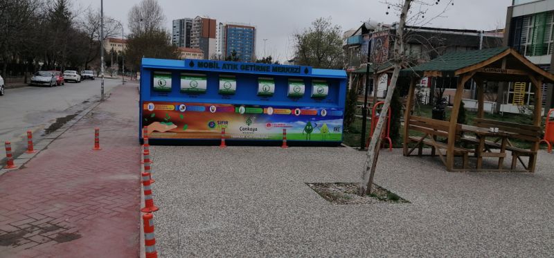 Çankaya Belediyesi 9 noktaya "Mobil Atık Merkezleri" kurdu - Ankara