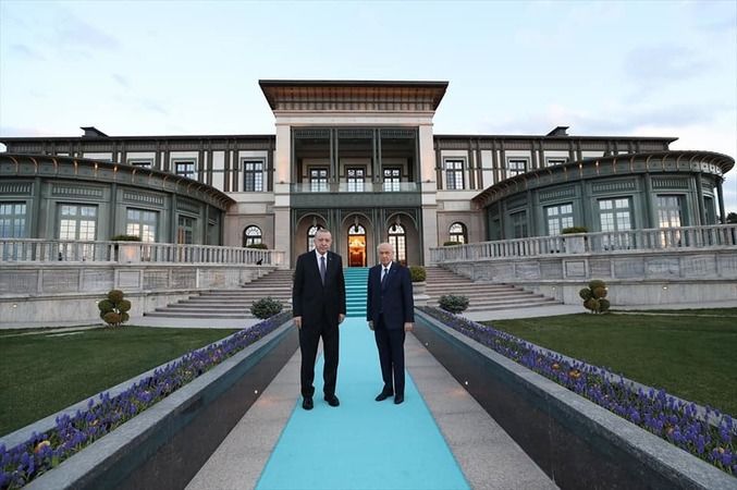 Cumhurbaşkanı Erdoğan, MHP Genel Başkanı Bahçeli ile iftar yaptı
