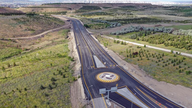 Ankara ve Sabancı bulvarı arası bağlantı yolu tamamlandı