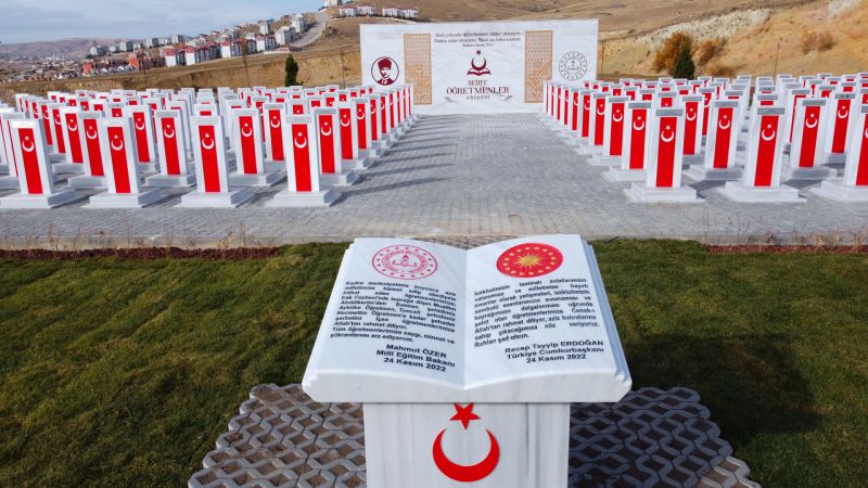 Ankara Haber; Keçiören'de İlk Şehit Öğretmenler Anıtı Tamamlandı! 334 dönüm Alan Yeşillendi...