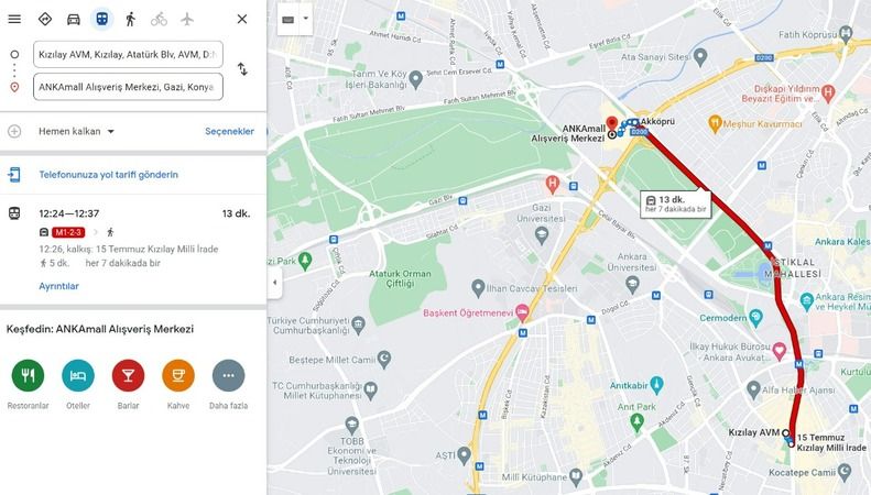 Ankara Ankamall AVM Nasıl Gidilir? Ankamall Yol tarifi 2023... Ankamalle gitmek için hangi metro?