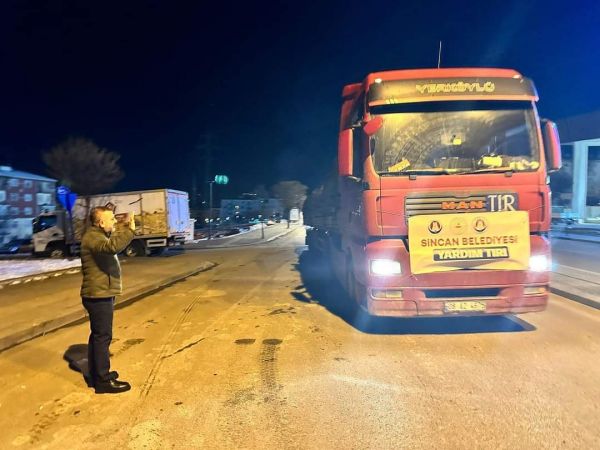 Ankara Haber: Sincan Belediyesi Ekipleri Deprem Bölgesinde Canla Başla Çalışıyor!