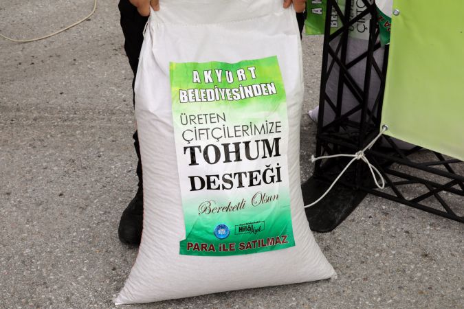 Ankara Haber: Akyurt Belediyesinden 559 Çiftçiye 200’er kg Tohum Desteği...