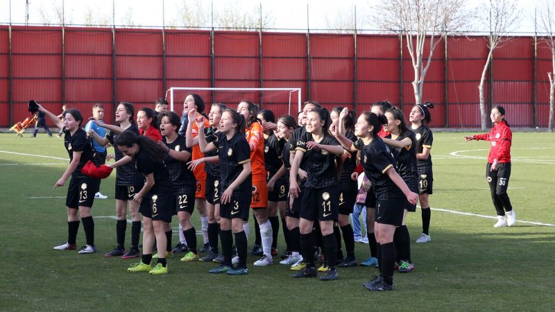 Gençlerbirliği Kadın Futbol Takımı galip geldi